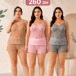 Pack 3 pyjamas de nuit short V3